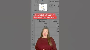 Tipp: Format übertragen #excel #spreadsheetmagic #exceltipps #exceltips #exceltricks #exceltutorial