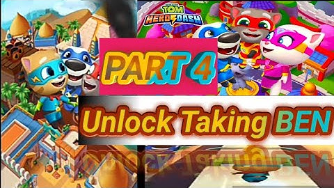 Unlock Talking BEN (Talking Tom Hero Dash - Run) Android Game. Part -4