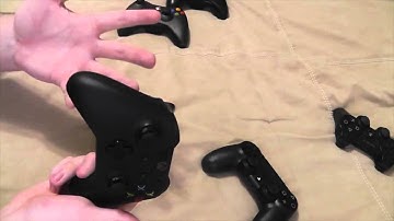 BIG HANDS   PS4 vs Xbox One Controller vs Xbox 360 Controller vs PS3 Controller Comparison