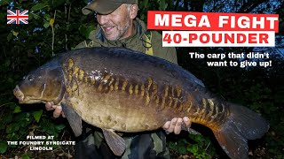 Mega fight with a UK 40-pounder!