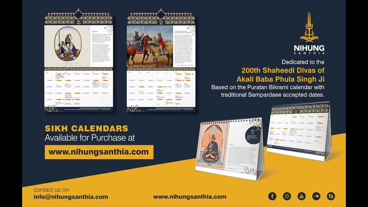 Release of Sikh Calendar (202324) Dedicated to Akali Baba Phula Singh Ji