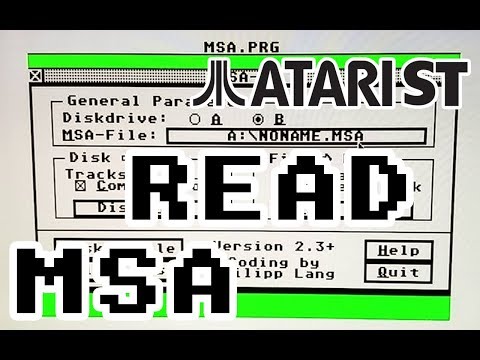 Convertir des disquettes Atari ST en fichiers MSA et ST