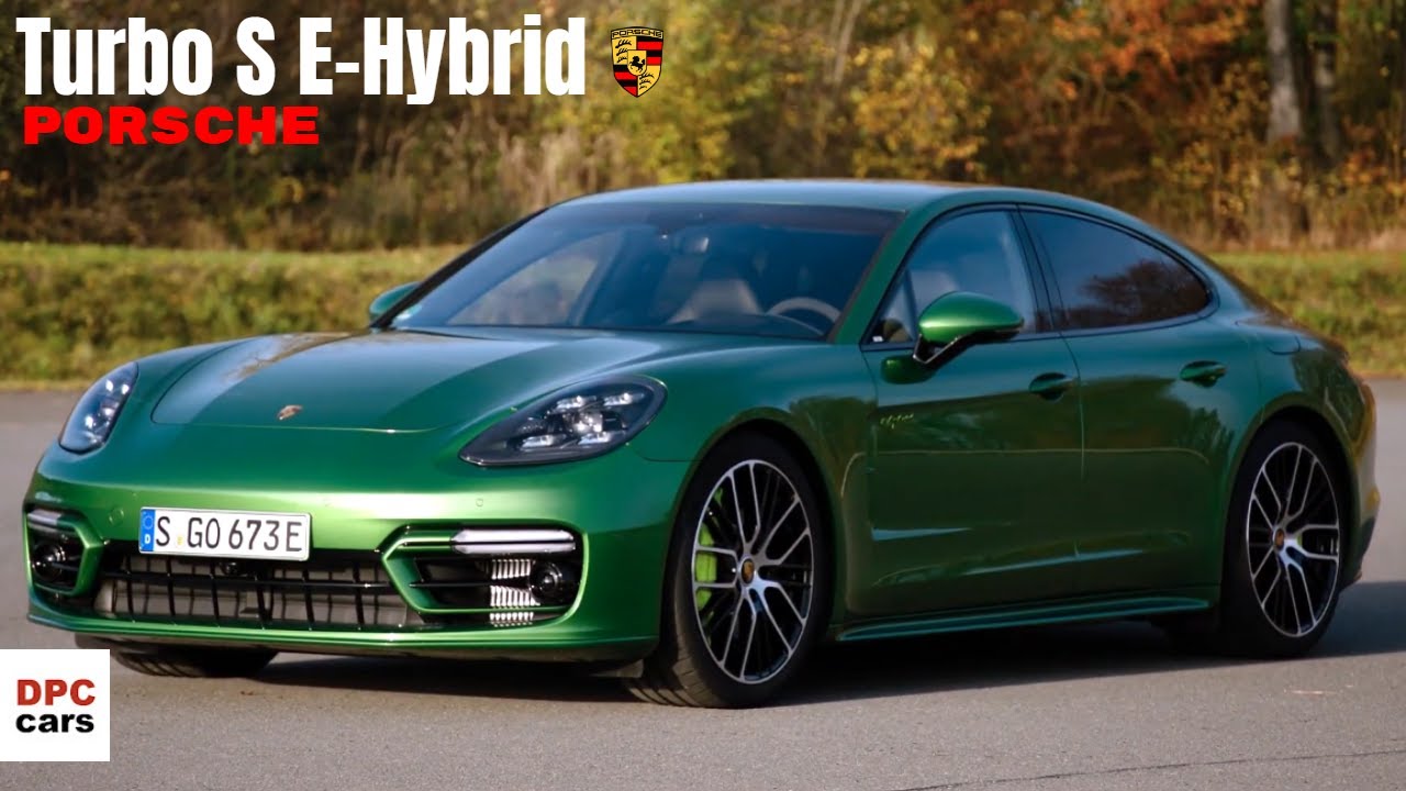 21 Porsche Panamera Turbo S E Hybrid In Mamba Green