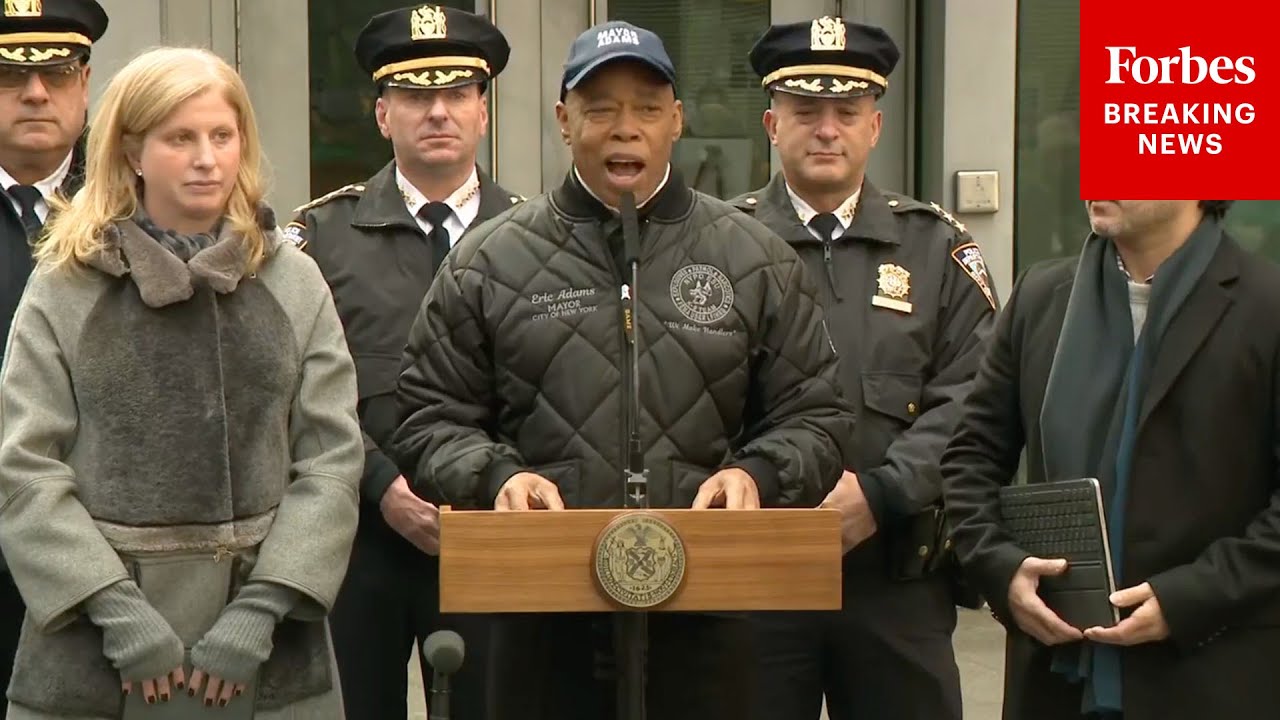 JUST IN: NYC Mayor Adams, Top Officials Hold Press Briefing On New Year's Eve Safety In Times Square