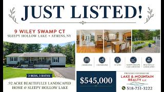 JUST LISTED! ✨🏡 Gorgeous, turnkey ranch home in Sleepy Hollow Lake, Athens, New York