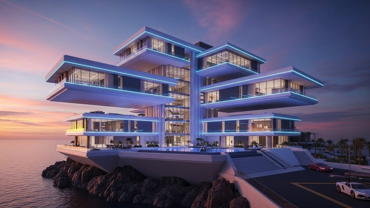 This Isn't a futuristic Mansion, It's a $575,000,000 Mansion  | 4K Cinematic 
