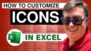 Excel - Customize Icons In Excel Ribbonx And More Excel Tutorial - Episode 893