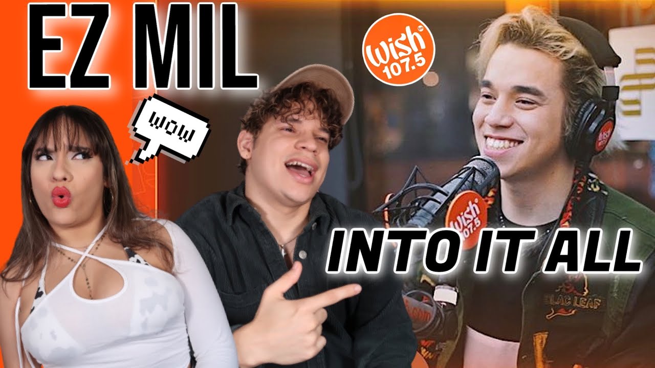 Waleska & Efra react to Ez Mil performs “Into It All” LIVE on Wish 107.5 Bus