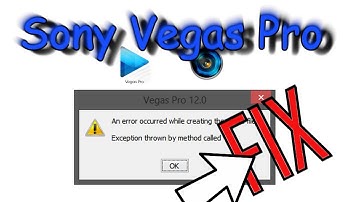 Sony Vegas Pro 11+||Render Error Permanent FIX|Error Occurred While Creating Media File