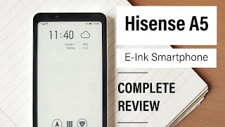 [ENGLISH] Hisense A5 - E-Ink Smartphone - FULL Review
