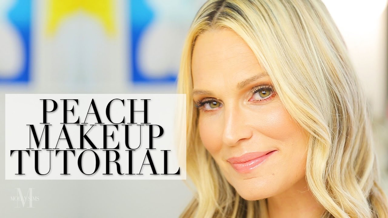 My Favorite Peach Makeup Tutorial for Spring - YouTube