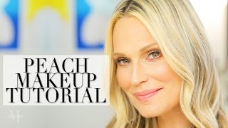 My Favorite Peach Makeup Tutorial for Spring