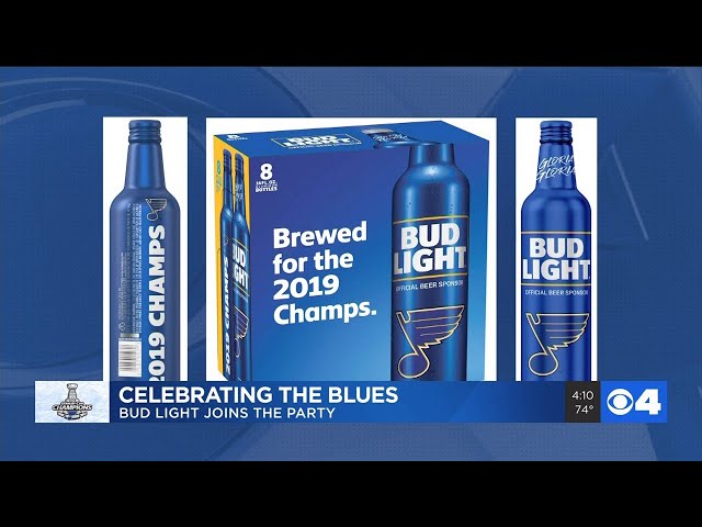 Bud light celebrating Blues first Stanley Cup win with limited-edition  bottles
