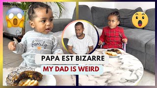 PAPA EST BIZARRE 😳😩 Dad is Weird 😱 ​⁠​⁠  #babymatifa #funny #babyluke #matifa #comedy #tiktok