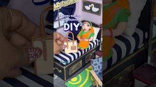 easy and simple clay art || miniature craft idea for dollhouse #shorts #ytshorts #explore #trending