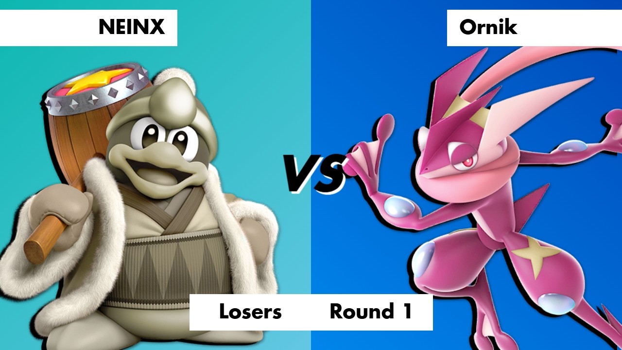 Carmel Clash 4 - NEINX (Dedede) vs. Ornik (Greninja) - Losers Round 1
