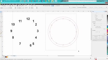 Corel Draw Tips & Tricks Clock Face with Numbers Part 2
