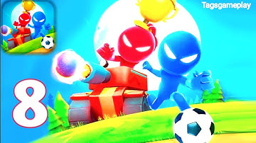 Stickman Party - Gameplay Walkthrough Part 8 - Intro & Tutorial (iOS, Android)