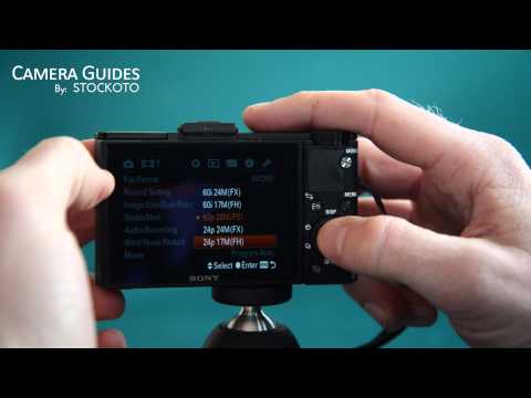 Sony RX100M2 - How to set movie mode options