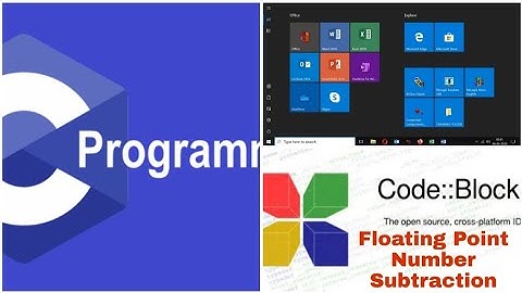 # C program Float Number Subtraction