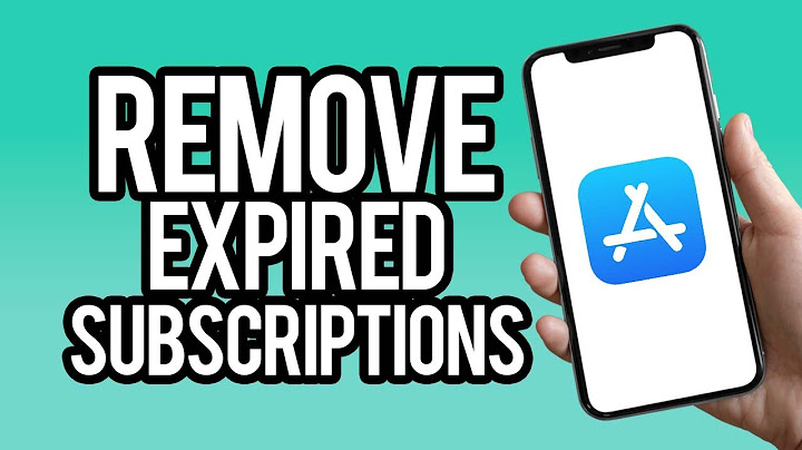 How to get rid of a subscription on iphone