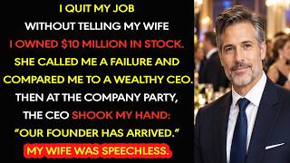 My Wife Called Me a Failure—Then the CEO Walked Over and Called Me “Our Founder”