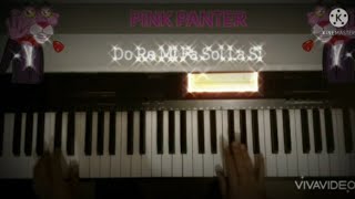 Pink Panther (easy) (piano cover) Pembe Panter piyano notalari