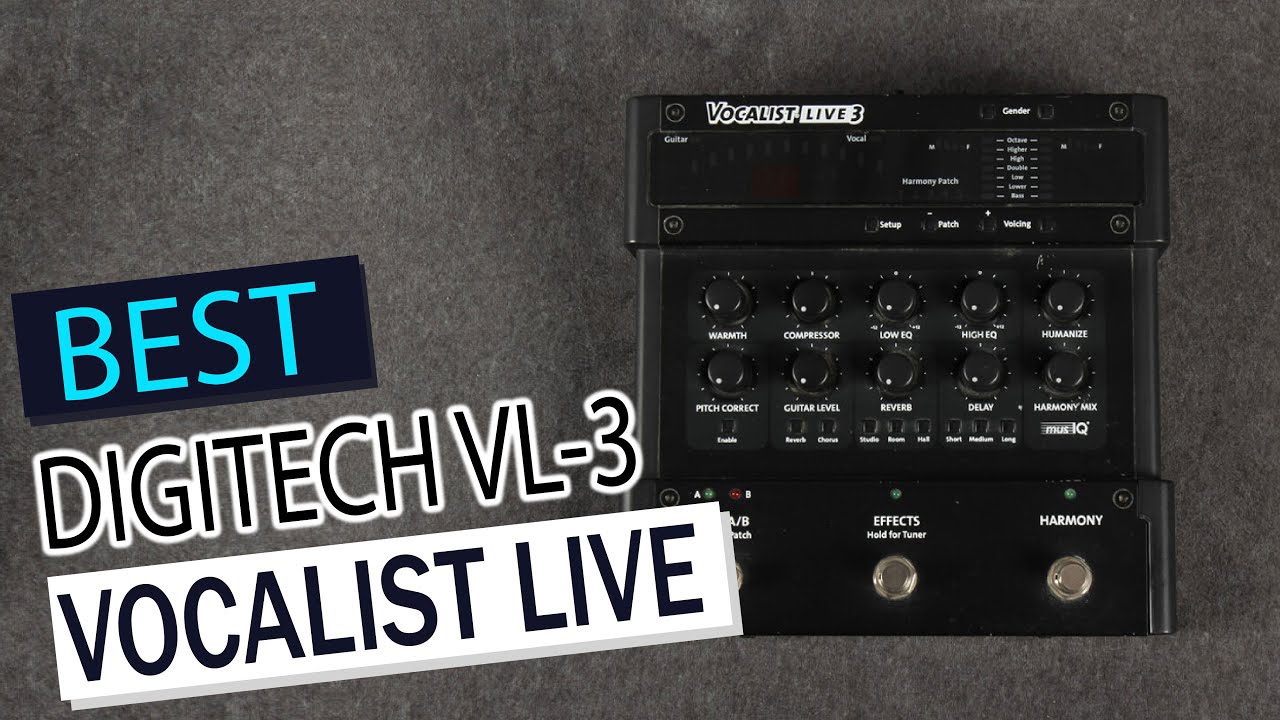 Digitech Vocalist Live 3 ボーカル エフェクター Open Box DigiTech Vocalist Live 3 Vocal Harmony Processor Pedal