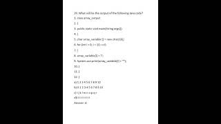 Unit 1 Introduction to JAVA |JAVA Programming | MCQ with Answer