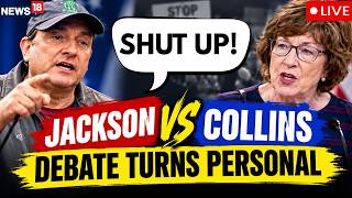 Jackson vs Collins LIVE | Maine Senate Debate | Troy Jackson Tells Susan Collins to “Shut Up” | N18G