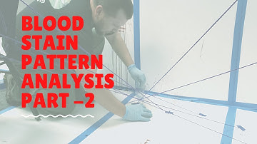 Blood Stain Pattern Analysis Part 2