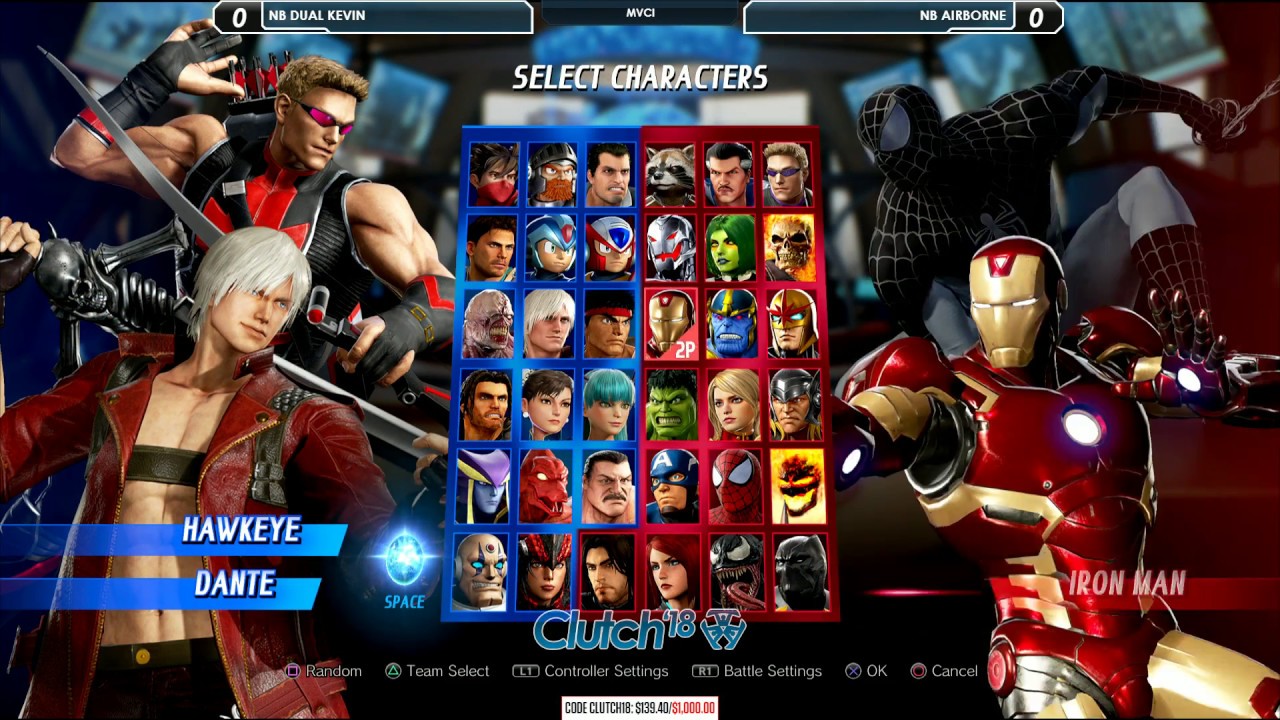 Clutch 2018 - MVCI Tournament - Dual Kevin vs Airborne [1080p/60fps]