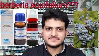 Berberis aquifolium!Homeopathic medicine for acne pimples pigmentation fairness????
