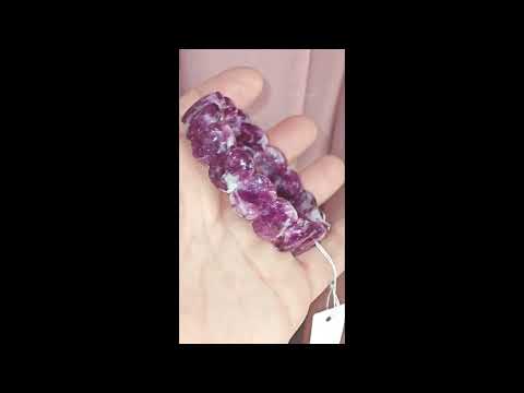 Лепідоліт браслет, 046ТЛ, видео 1