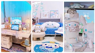 Cinnamoroll room makeover💙Shopping haul compilation #cindyasmr