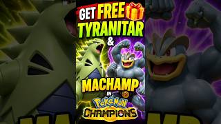 🚨Get FREE Tyranitar & Machamp in Pokémon Champions! 🎁 #shorts #pokemonchampions #storybuff
