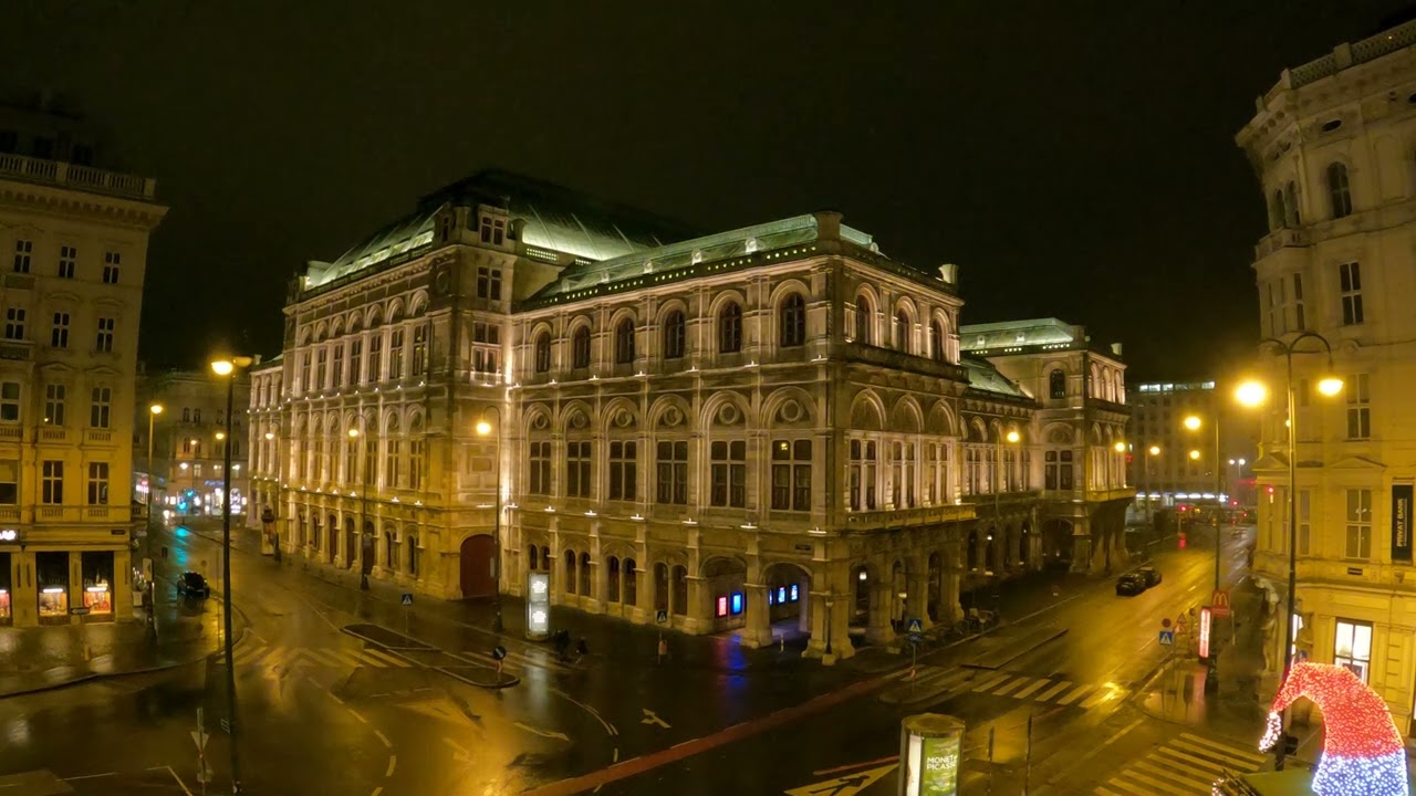 Vienna, Austria 🇦🇹 Best Quality Night Walk 4K, Lockdown 2020