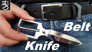 Making a Belt Knife / Как сделать Нож Ремень