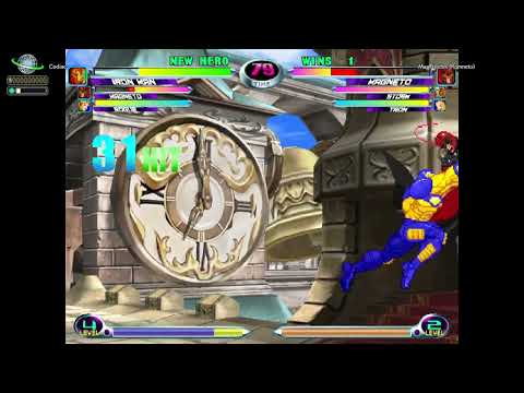MvC2: Codiac 'Modified J360 Special' - Magneto + Rogue Kiss Tag IM Infinite to PC Combo .:9.14.25:.