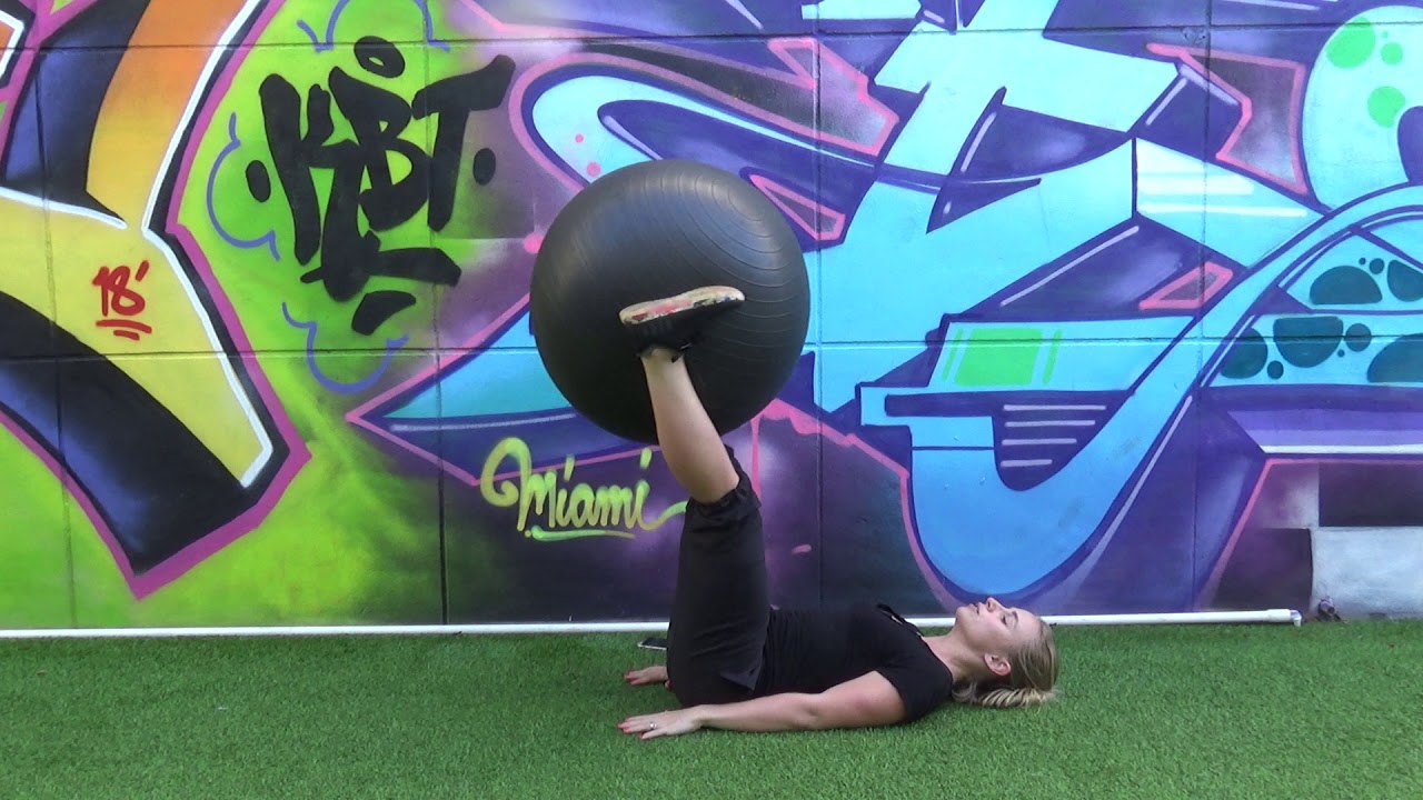 Stability ball leg raises YouTube