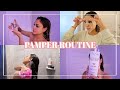 NIGHT TIME PAMPER ROUTINE | RELAXING AND CALMING SELF CARE | SKINCARE, BODY CARE, HAIR & MORE