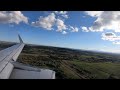 Lufthansa A320 sharklets sunny landing in Krakow with scenic city views I 4K60