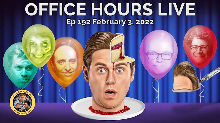 Tim's Birthday Party with Gregg Turkington, Mark Proksch, Tiffany (Office Hours Ep 192 2/3/2022)