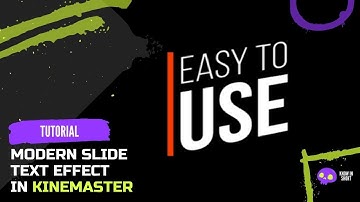 Smooth sliding text reveal effects in Kinemaster