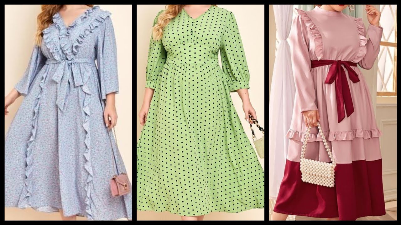 Impressive Plus Size women dresses designs ideas 2021 - Gorgeous Unique plus size outfit collection