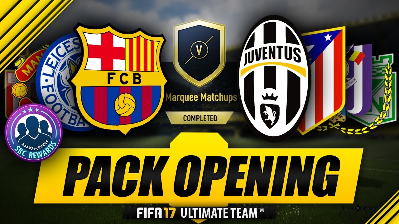 NEW INTERNATIONAL MARQUEE MATCHUPS - FIFA 17 PACK OPENING