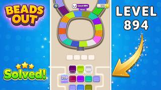 🧩 Beads Out: Hard Level 894 Walkthrough & Solution 🧠 | Voodoo Puzzle Game
