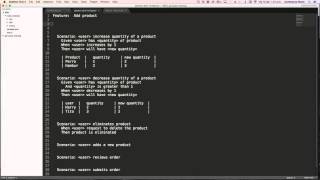 Blitzkrieg Code Session: Writing features in Gherkin