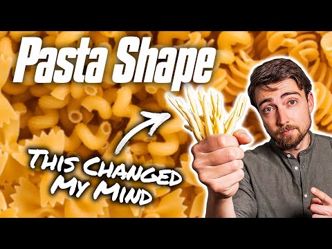 Does the SHAPE of Pasta Make a Difference? | Pasta Grammar