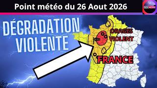 New THUNDERSTORM outbreaks are set to hit FRANCE…